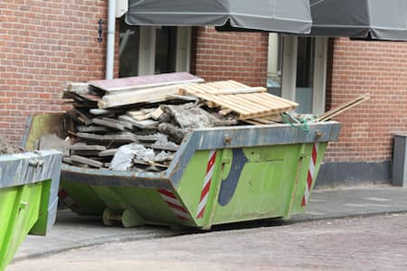 Dumpster pad cleaning