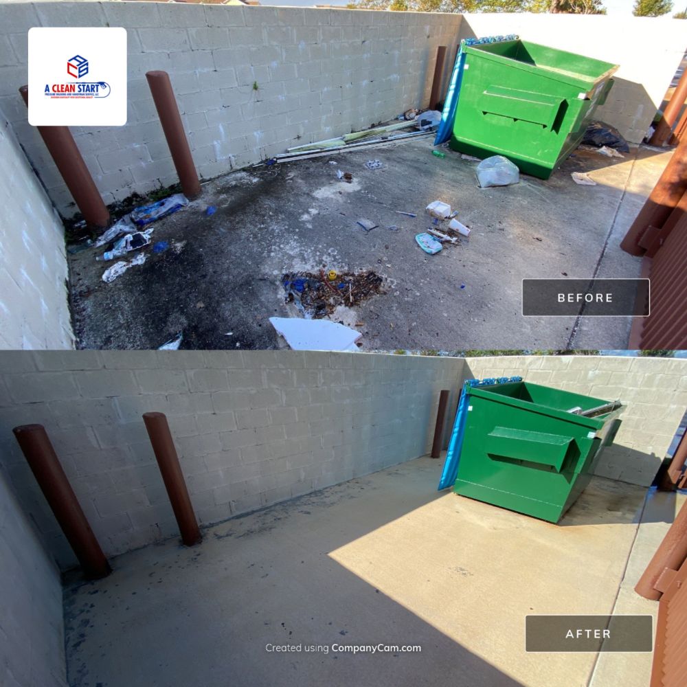 Dumpster Pad Cleaning in Port Saint Lucie, FL