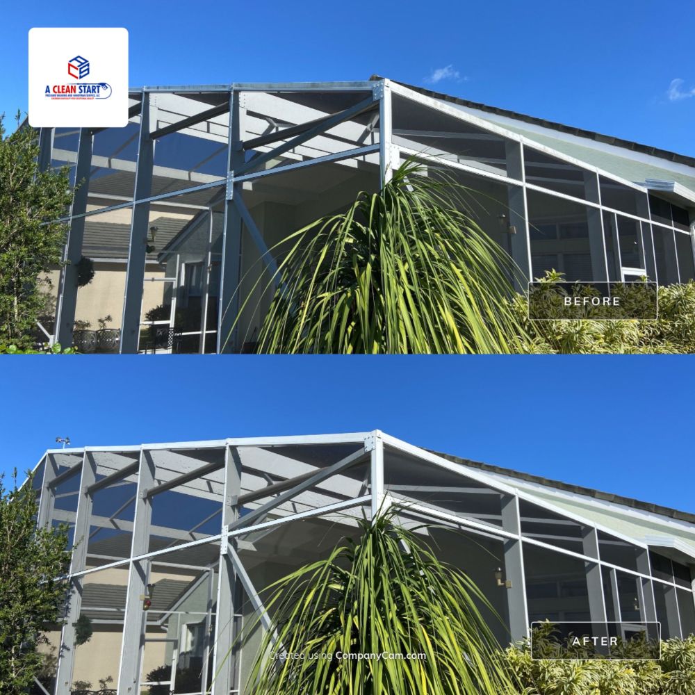 Screen enclosure cleaning in port saint lucie fl